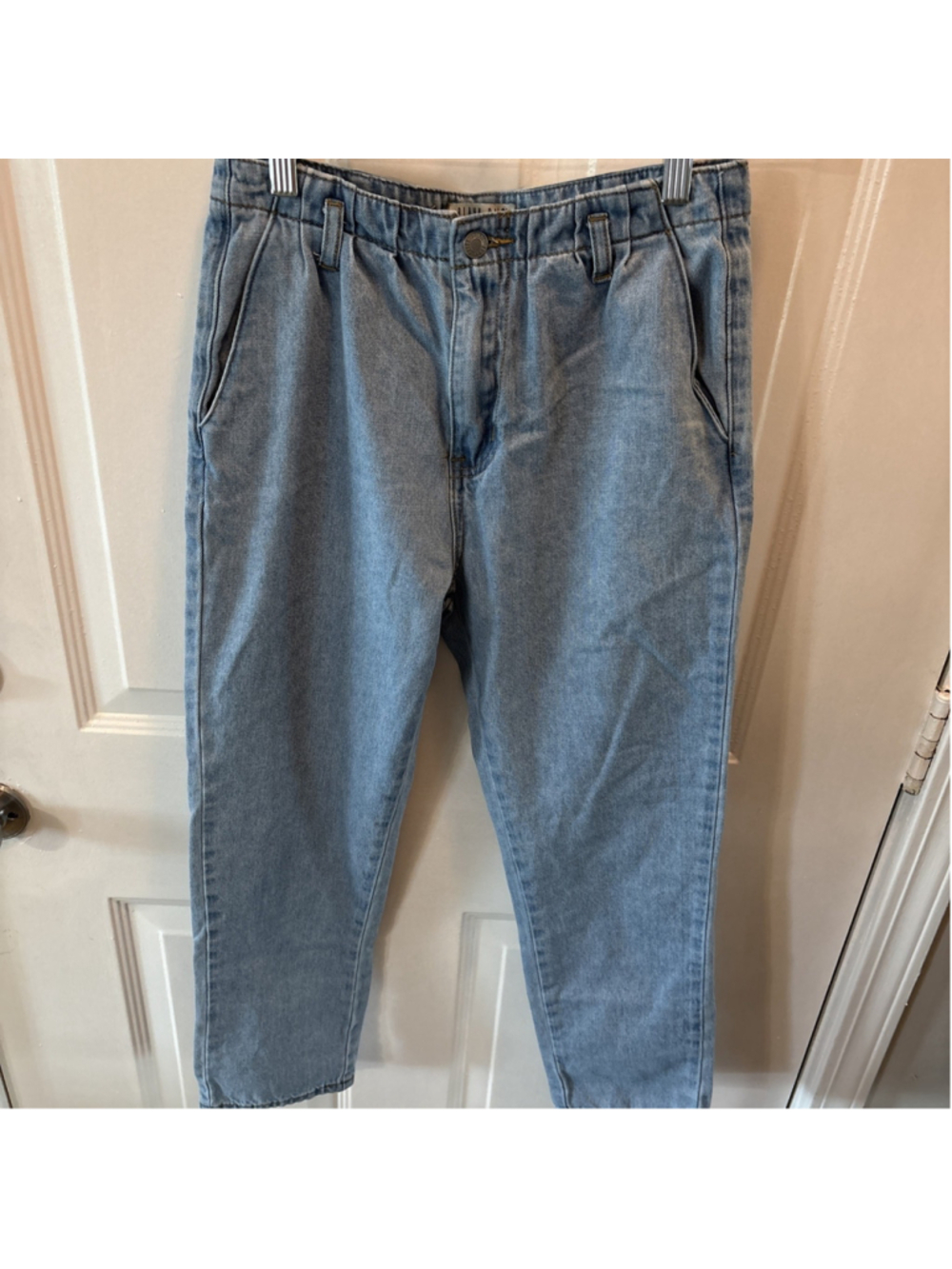 Blank Paige Light Wash Straight Jeans Size S Pockets All Seasons